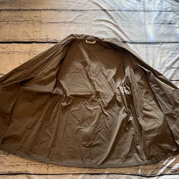 MaxMara Gold Tan Trench Coat Size XL - Picture 6 of 8